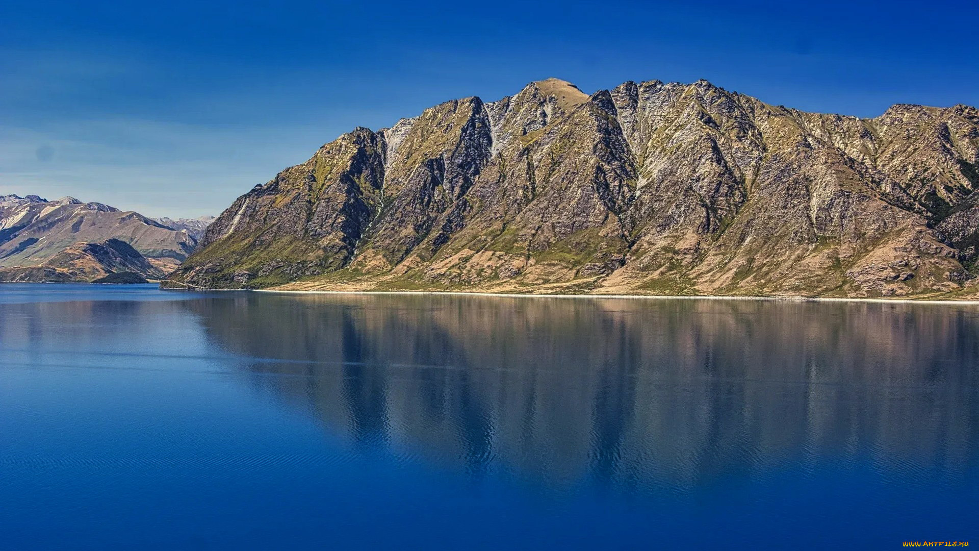 lake hawea reflections, new zealand, , , , lake, hawea, reflections, new, zealand